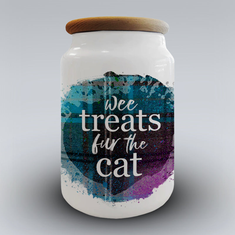 Wee treats fur the cat - Small Storage Jar