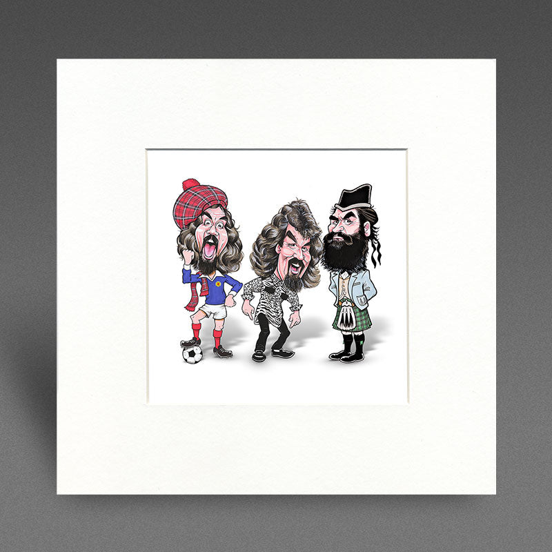 80's Billy - Mounted Print