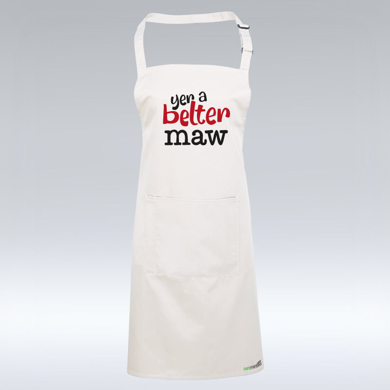 Yer a Belter Maw - White Apron