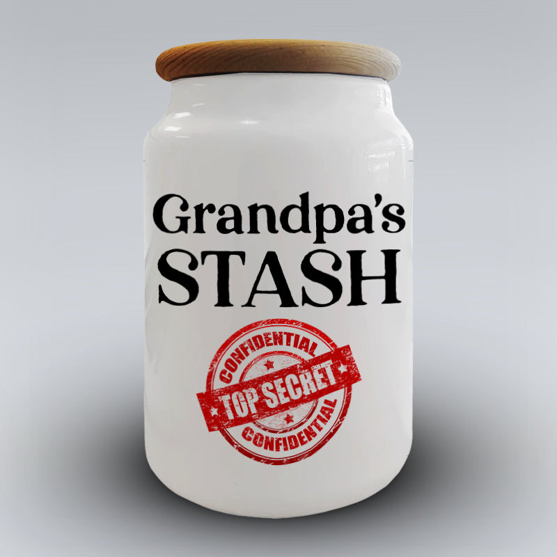 Grandpa's Stash - Small Storage Jar