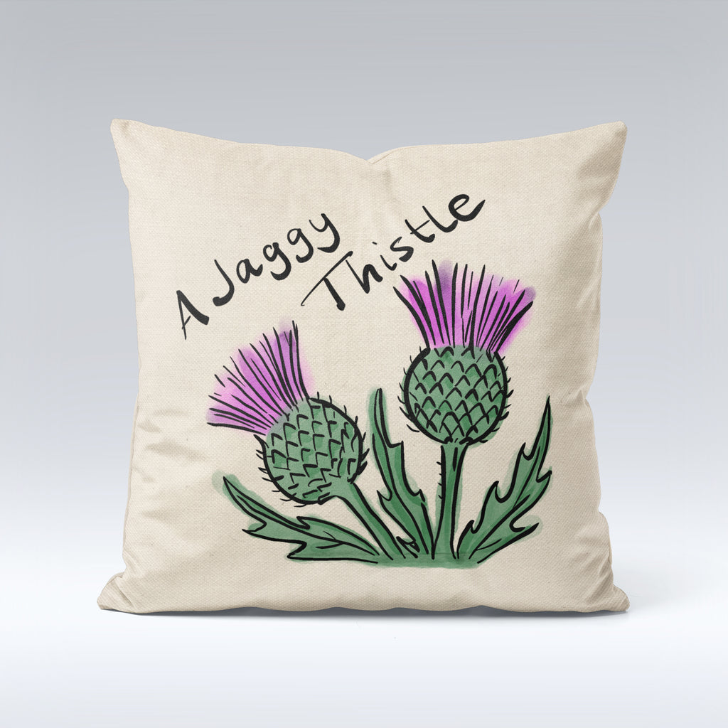 A Jaggy Thistle - Cushion pureminted