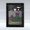 A Jaggy Thistle - 6oz Hip Flask - With Sleeve pureminted