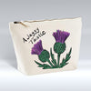 A Jaggy Thistle - Zip Pouch pureminted