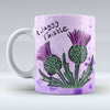 A Jaggy Thistle - Mug pureminted