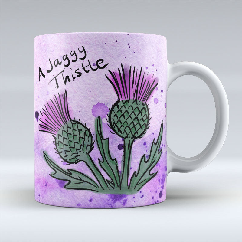 A Jaggy Thistle - Mug pureminted