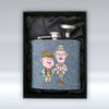 Auld Pals - 6oz Hip Flask - With Sleeve
