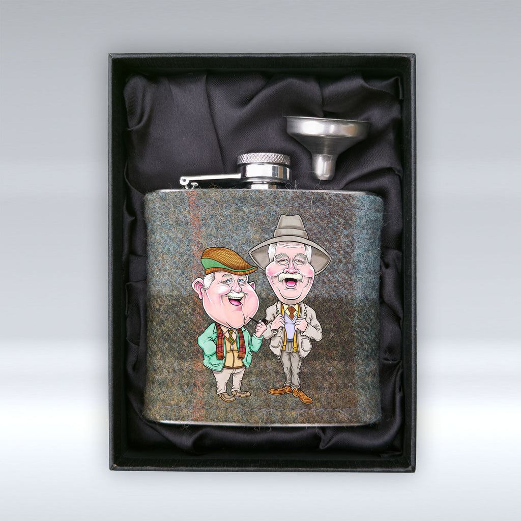 Auld Pals - 6oz Hip Flask - With Sleeve
