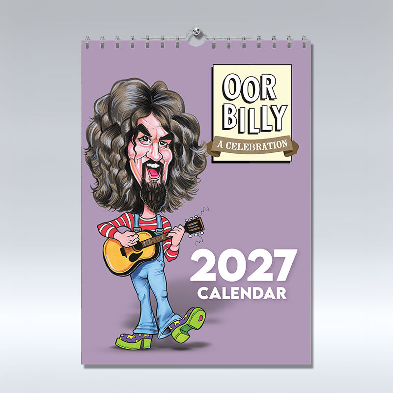 Oor Billy - 2027 Calendar Edd's Heads Caricatures