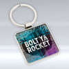Bolt ya rocket - Square Keyring