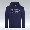 Oh Yes Sir - I Can Boogie - Oxford Navy Hoodie