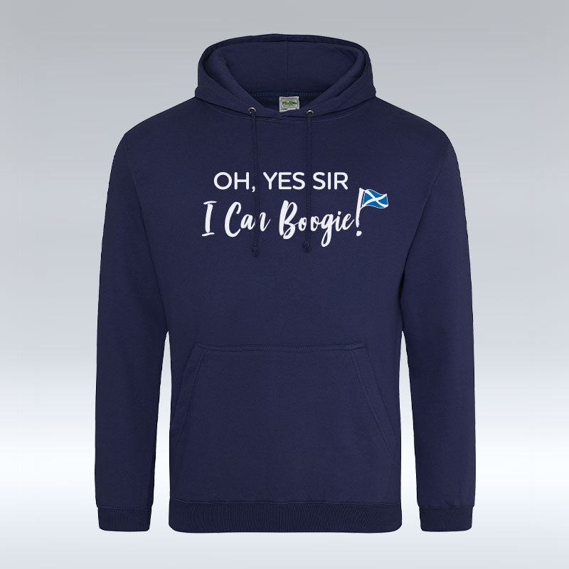 Oh Yes Sir - I Can Boogie - Oxford Navy Hoodie