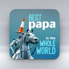 Best Papa in the Whole World - Coaster pureminted