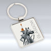 Glasgow Duke - Square Keyring pureminted