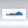 Edinburgh Silhouette - Mounted Print