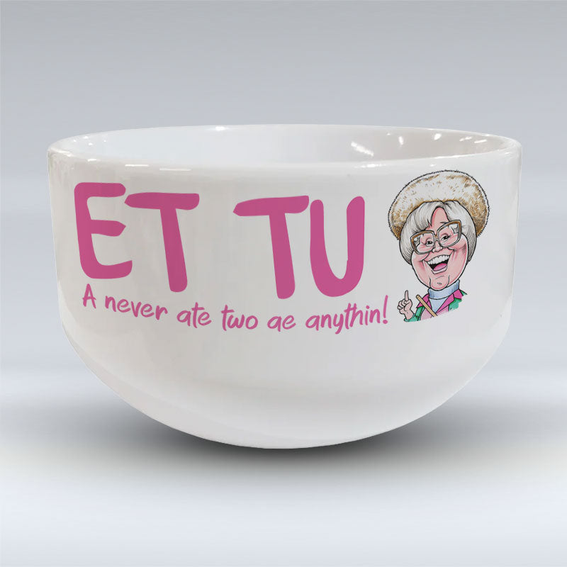 et tu - Snack Bowl Edd's Heads Caricatures