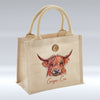 Ginger Coo - Small Jute Bag with Button pureminted