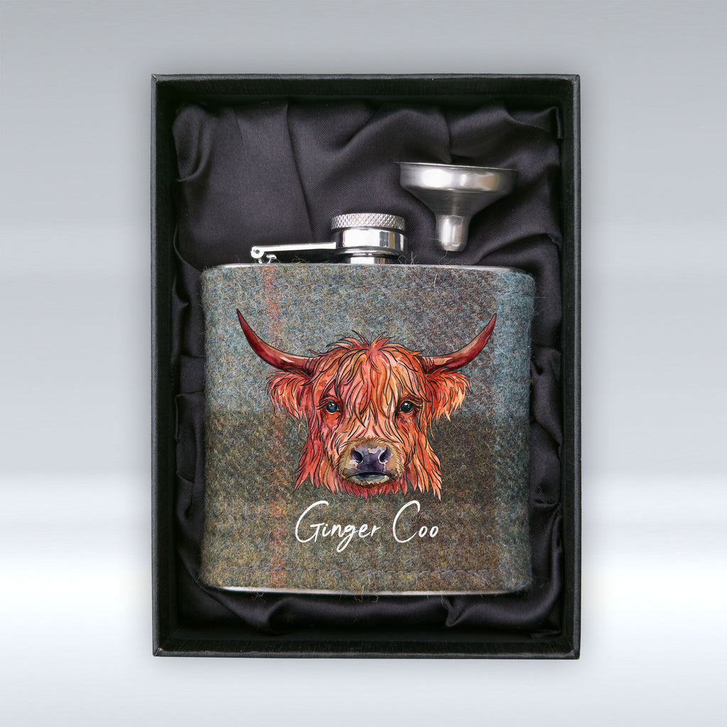 A Jaggy Thistle - Hip Flask pureminted