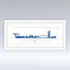 Glasgow Silhouette - Mounted Print