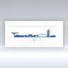 Glasgow Silhouette - Mounted Print