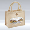 Glencoe - Small Jute Bag with Button pureminted