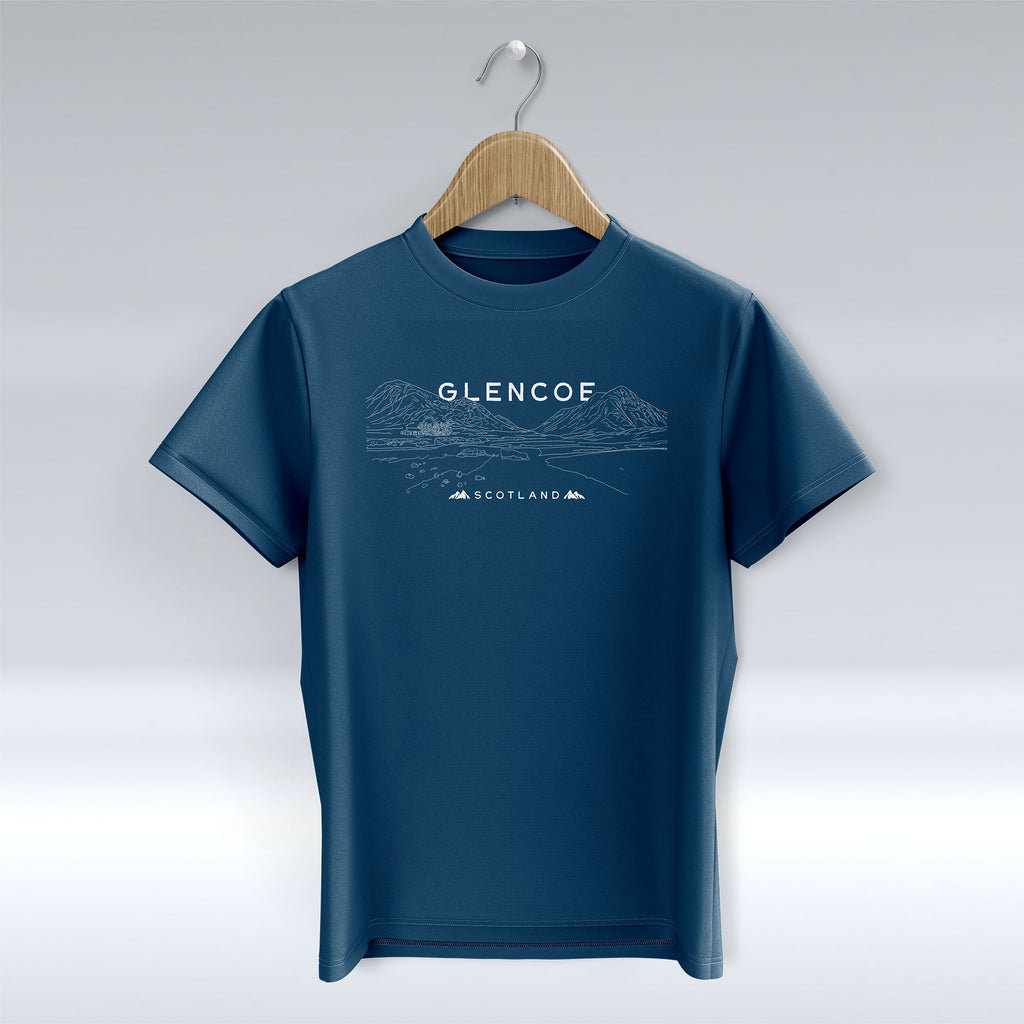 Glencoe - Outline - T-Shirt pureminted