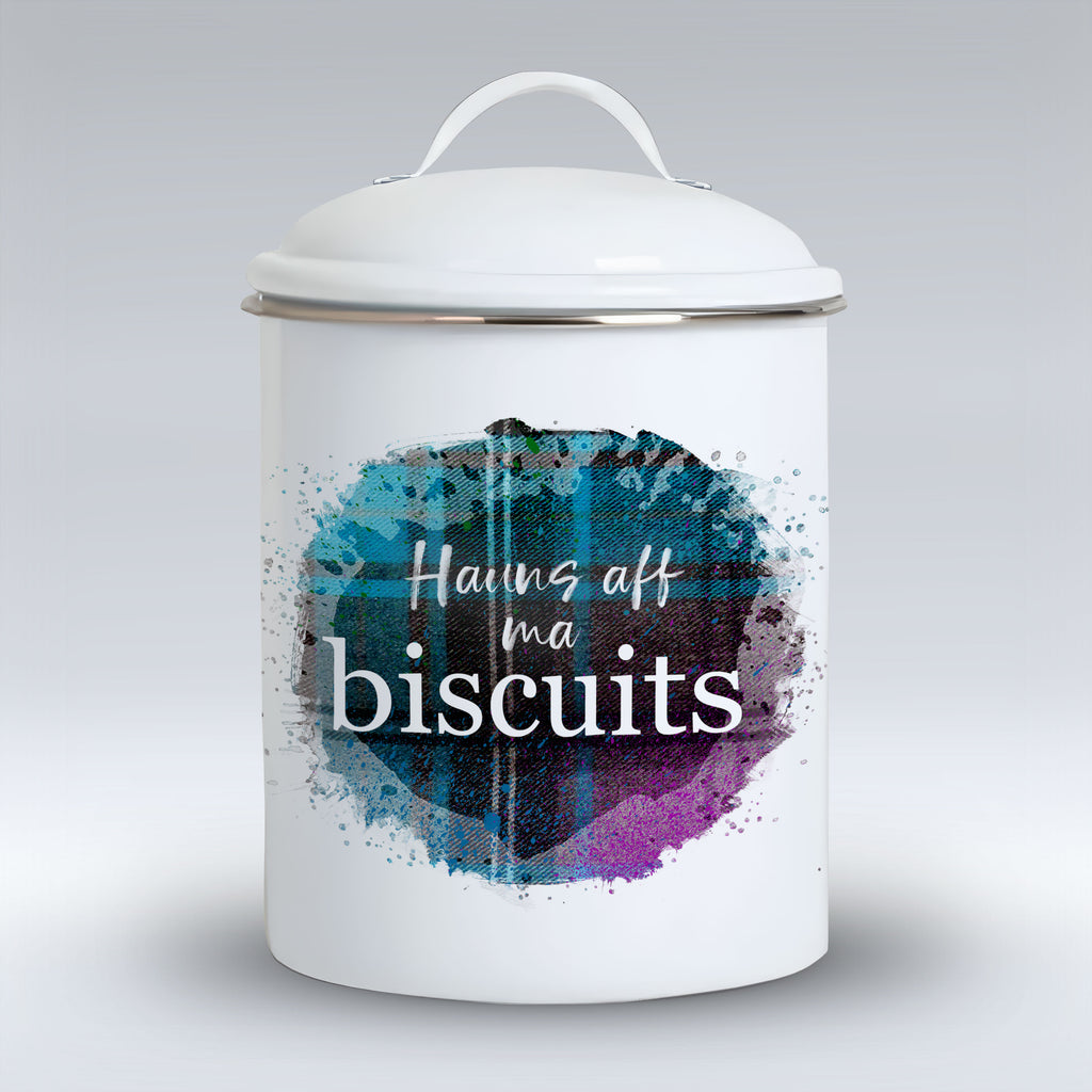 Hauns Aff Ma Biscuits - Metal Storage Tin