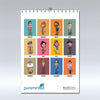 Hooky Street Heroes - 2027 Calendar Edd's Heads Caricatures