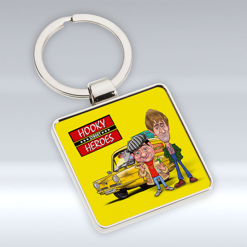 Hooky Street Heroes - Square Keyring