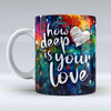 how deep is your love - Valentine Mug