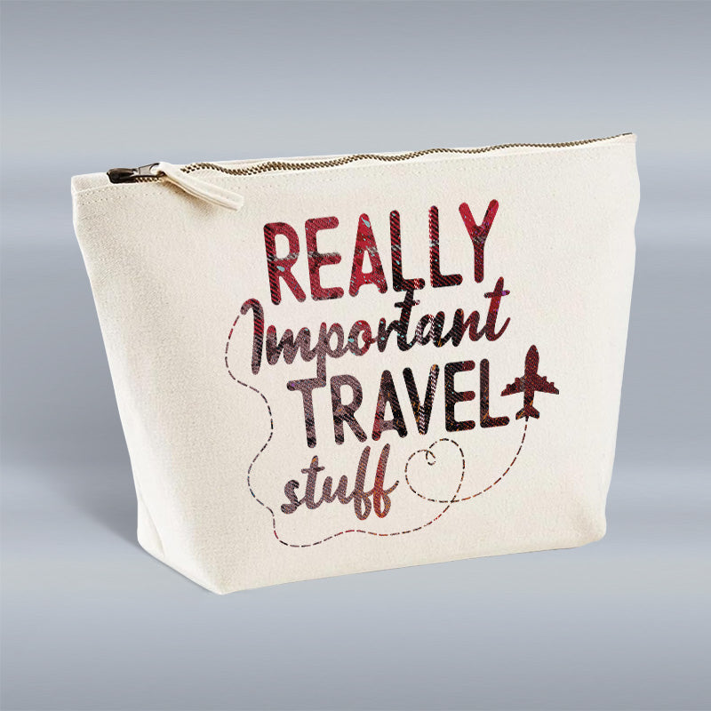 Really Important Travel Stuff - Zip Pouch