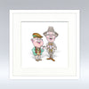 Auld Pals - Mounted Print