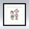 Auld Pals - Mounted Print