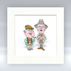 Auld Pals - Mounted Print