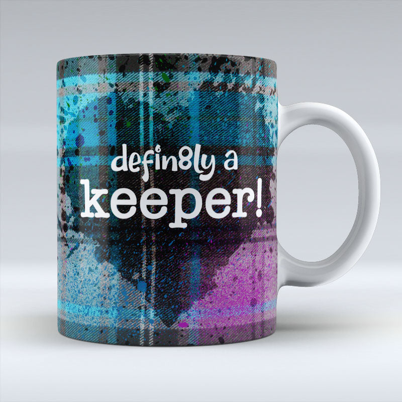 defin8ly a keeper! - Blue  Valentine Mug