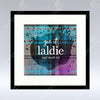 Gie it Laldie - Mounted Print