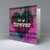 luv ye forever - Pink Valentine - Greetings Card