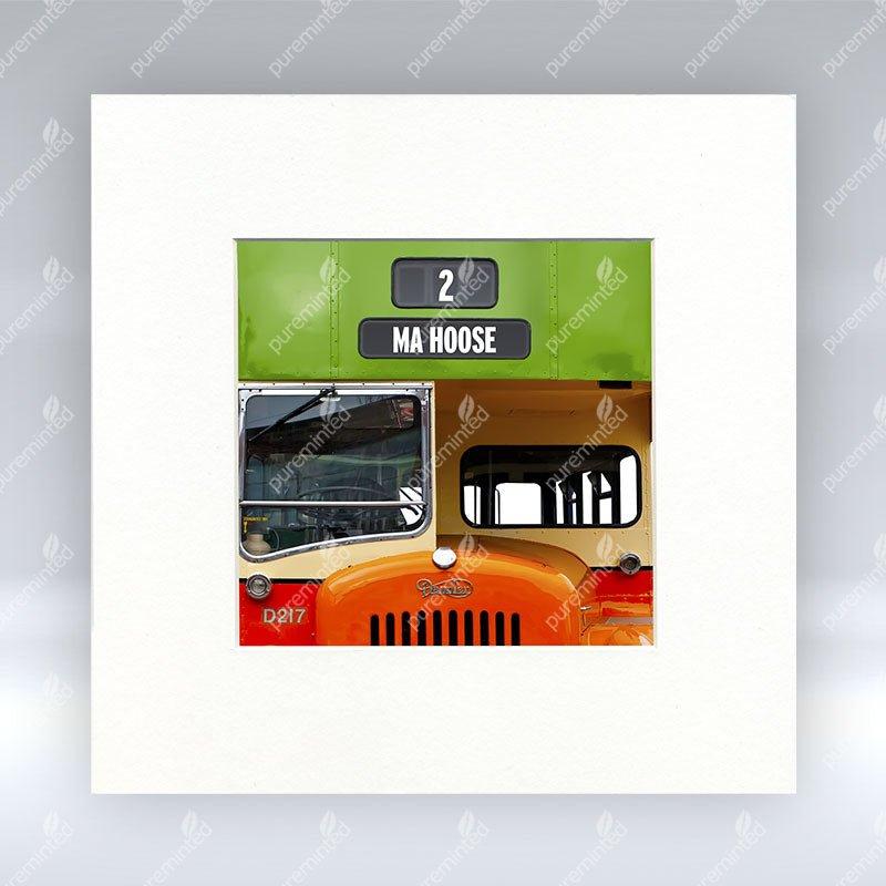 Ma Hoose - Mounted Print pureminted
