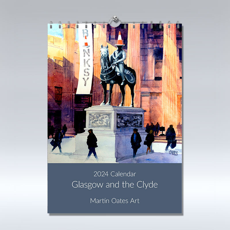 Martin Oates Memories of Glasgow and the Clyde - 2024 Calendar