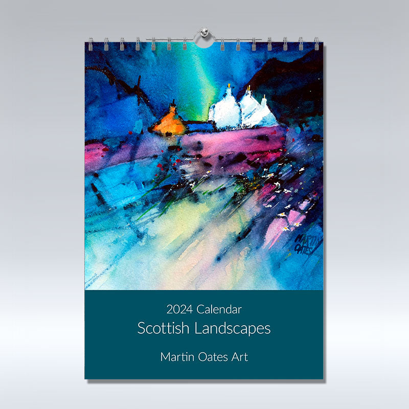 Martin Oates Scottish Landscapes - 2024 Calendar