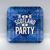 No Scotland No Party - Blue Coaster