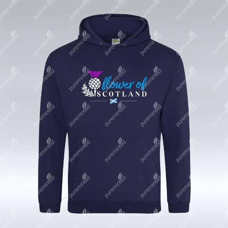 O Flower of Scotland - Oxford Navy Hoodie