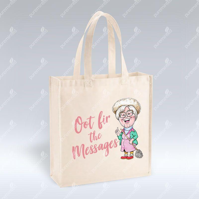 Oot fir the Messages - Canvas Tote Bag