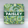 Paisley Pattern Green - Coaster