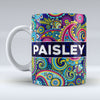 Paisley Pattern Dark Blue - Mug