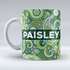 Paisley Pattern Green - Mug