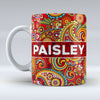 Paisley Pattern Red - Mug