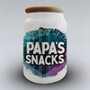 Papa's Snacks - Small Storage Jar