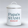 Papa's Stash - Metal Storage Tin