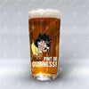 Pint of Guinness - Toughened Pint Glass. Edd's Heads Caricatures