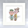 Platinum Auld Pals - Mounted Print